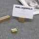 Brass label holder desktop card photo message