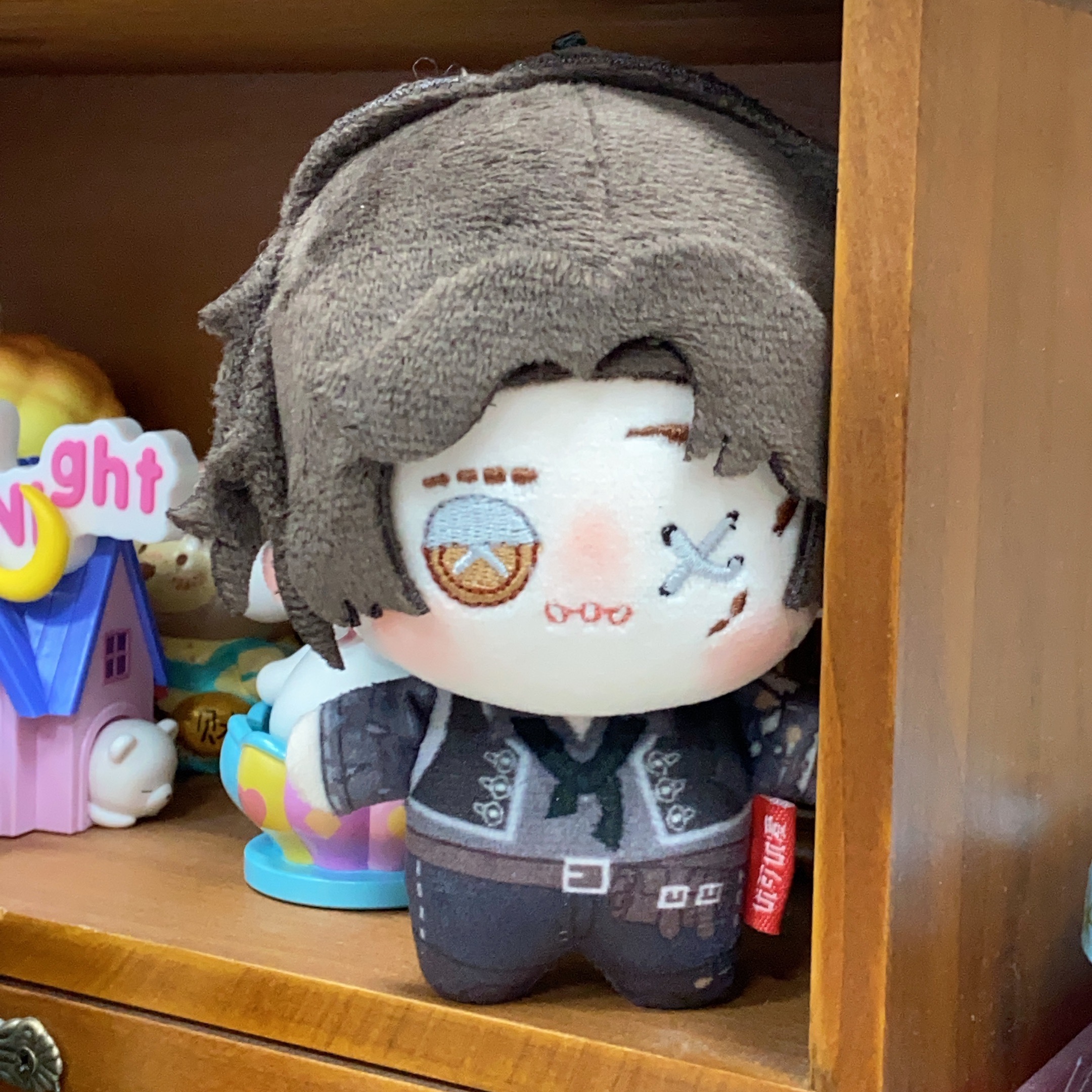 现货木偶师10cm棉花娃娃第五人格系列偶偶玩偶挂件含帽子 - 图0