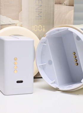 臻米电热水杯500ml双层真空大功率速热无线便携调奶器壶ZMDR-C15