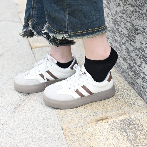 活力树袜子男款夏季黑白色7A抗菌防臭吸汗男士短袜7双 - 图1