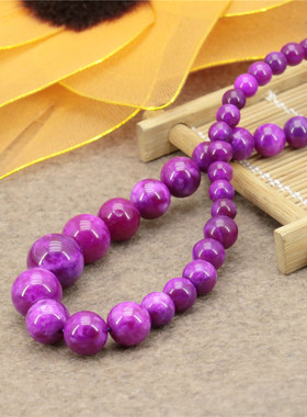 油菜花舒俱来苏纪石圆女塔链项链