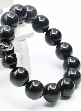 天然彩虹眼貔貅礼品佛珠串