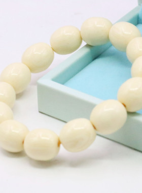 仿蜜蜡树脂手串配饰复古佛珠