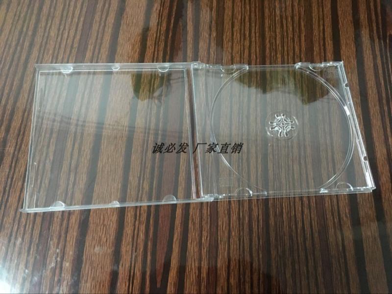 透明单碟优质加厚原料CD盒DVD光盘盒子塑料盒明单唱片盒水晶盒_虎窝淘