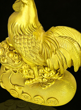 大吉大利金鸡摆件招财镇宅