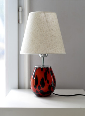 欧式出口台面玻璃灯具台灯套装客厅书房卧室温馨床头柜创意小摆i.