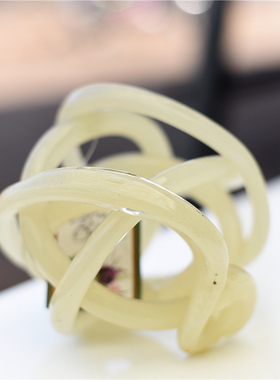 雏禾玻璃装饰品简约现代桌面摆件