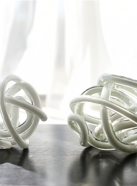 雏禾玻璃装饰摆件简约现代居家