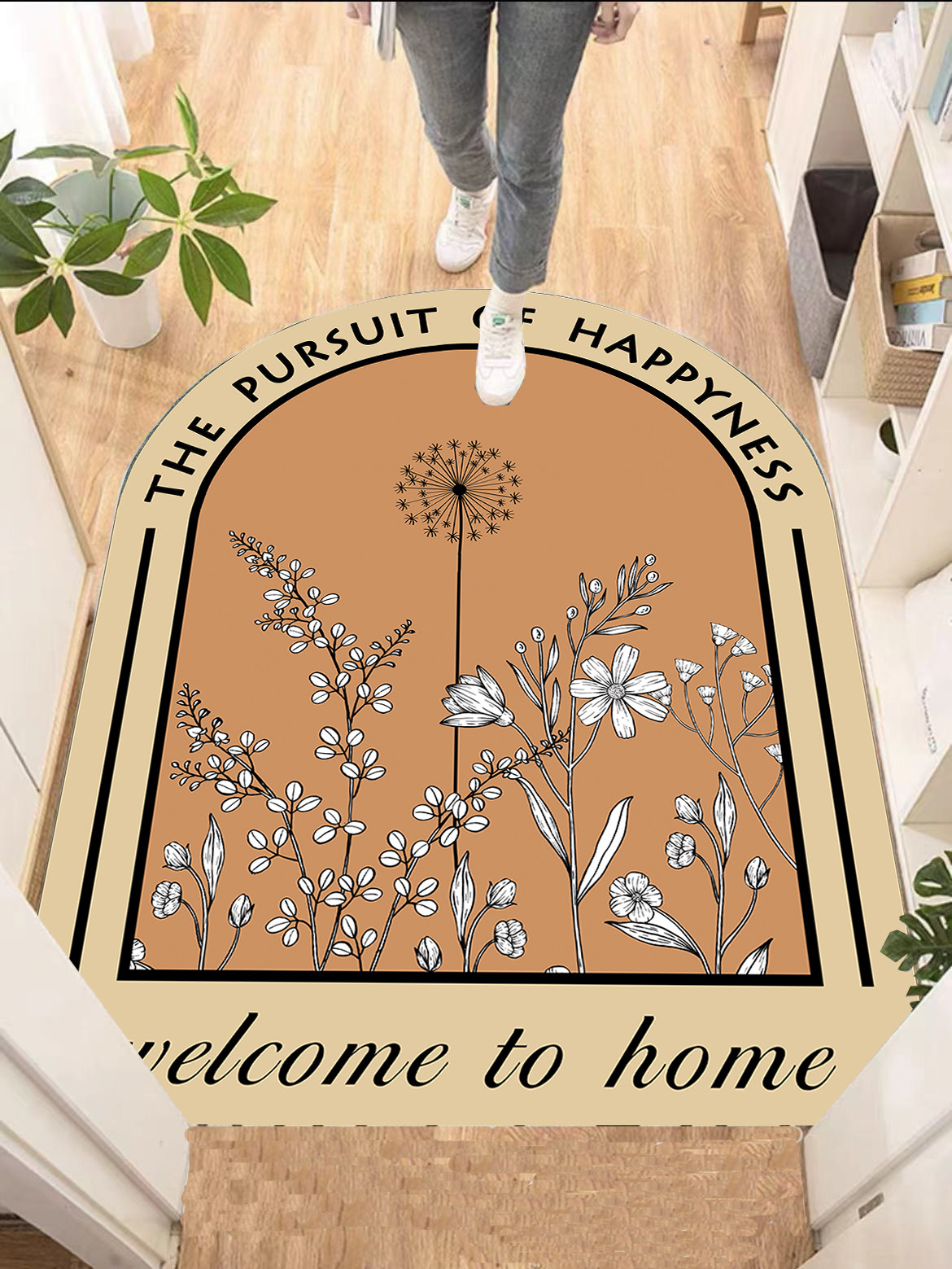 北欧简约民族风半圆门垫入户家用门口地垫门前垫防滑进门地垫定制,淘宝优惠券,粉丝福利购,淘宝优惠卷