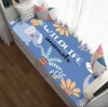 Crystal Velvet Four Seasons Pattern Bay Window Mat Balcony Window Sill Mat Tatami Mat Bedroom Girls Bedside Carpet