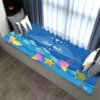 Crystal Velvet Four Seasons Pattern Bay Window Mat Balcony Window Sill Mat Tatami Mat Bedroom Girls Bedside Carpet