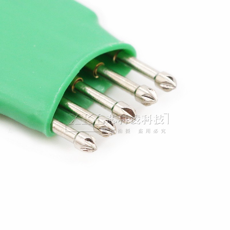 1.27/2.0/2.54mm 4P 5P STM32烧写烧录探针模块STM8测试弹簧针-图1