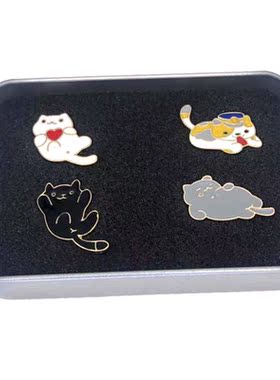 小猫咪滴油西服徽章别针肖战同款