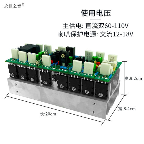 永恒之音原装单声道发烧HIFI大功率家用舞台16只大管1千瓦功放板 - 图2
