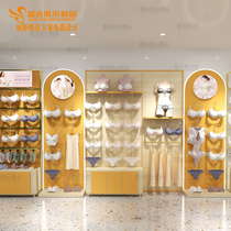 Custom Nets Red Underwear Shop Shelves Briefs Bra Display Cabinet Live Pyjamas Underwear Exhibition Cabinet Whole Shop Design