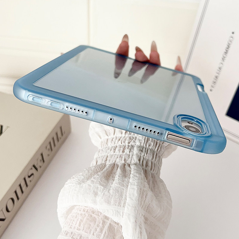 2025新款ipad11适用mini6带笔槽保护套pro11透明Air4/5苹果iPad10气囊air7全包4迷你5防摔789代平板软壳9.7寸 - 图1