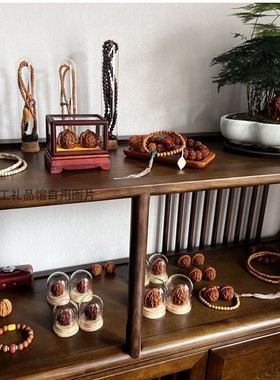 文玩手串软木塞收纳玻璃瓶包邮