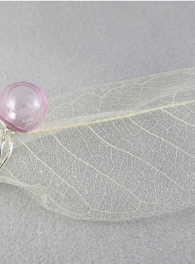 琉璃珠香薰小瓶子随身戒指