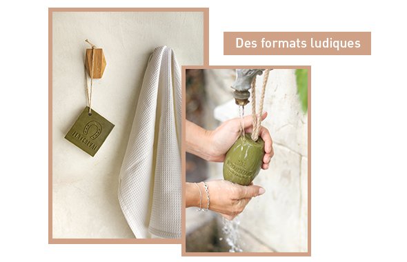【现货】125g 法国FER A CHEVAL橄榄油马赛皂挂绳片状天然身体皂 - 图0