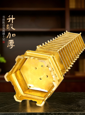 黄铜13层文昌帝君塔摆件