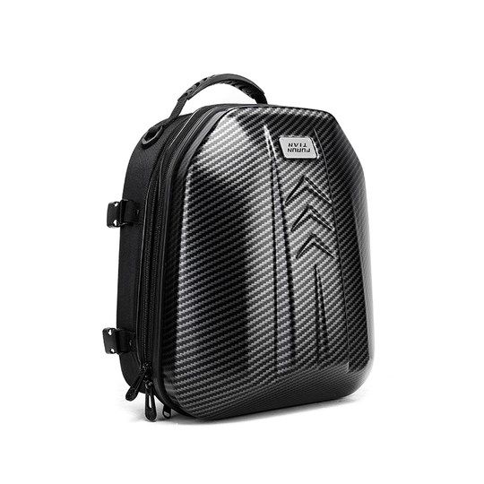 摩托车硬壳后座包尾包骑士装备储物机车头盔双肩背包防水摩旅收纳