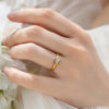 Adil cultured diamond ring diamond ring