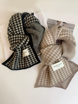 Thousands Birds Grips Scarves Women Winter 2023 New Knit Warm Plaid 100 Hitch Winter Advanced Senses Neck Circumference Neck