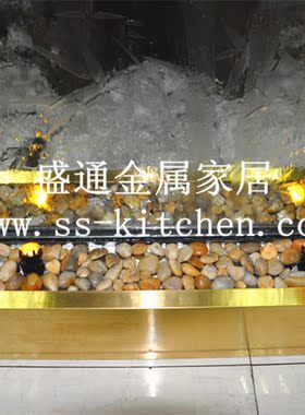 室内竹报平安结婚礼物流水摆件