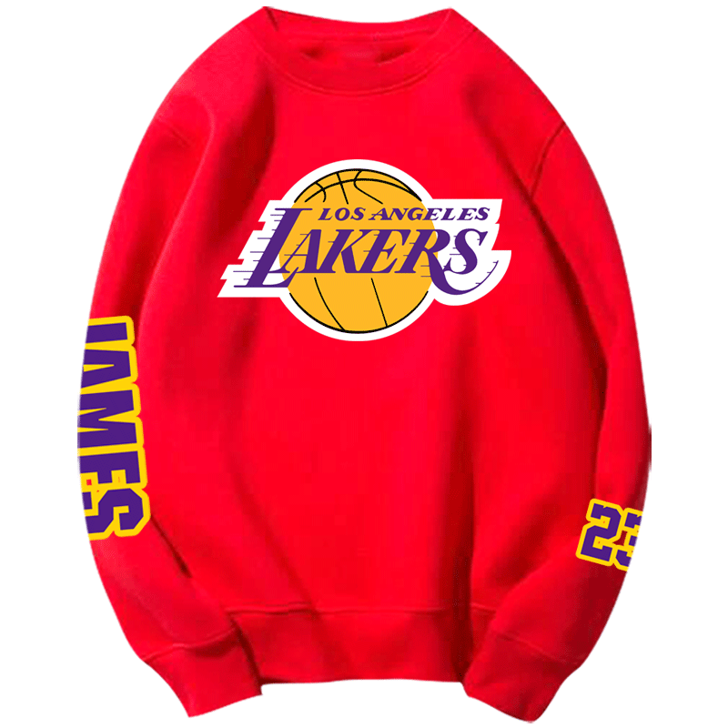 湖人队篮球男女可定制小皇帝卫衣 韩督卫衣