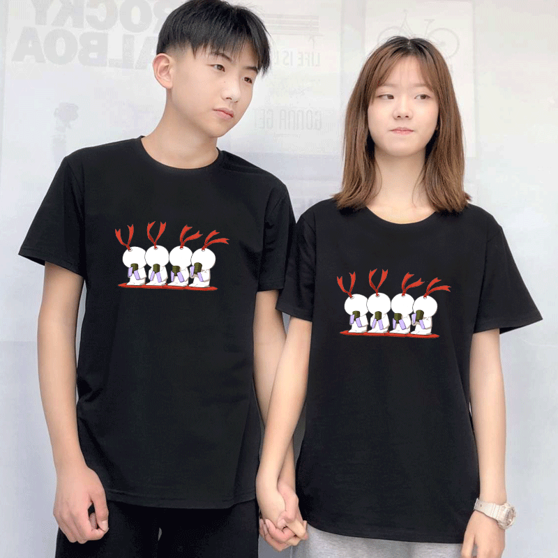 阴阳师扫地工可爱个性图案游戏t恤 韩督T恤