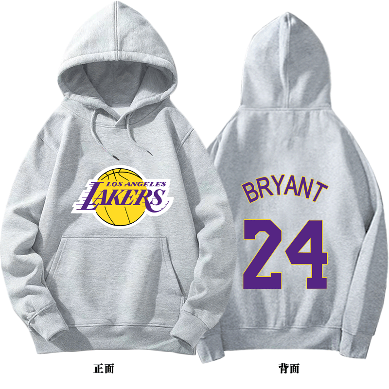 布莱恩特男士秋装湖人队24号卫衣 韩督卫衣