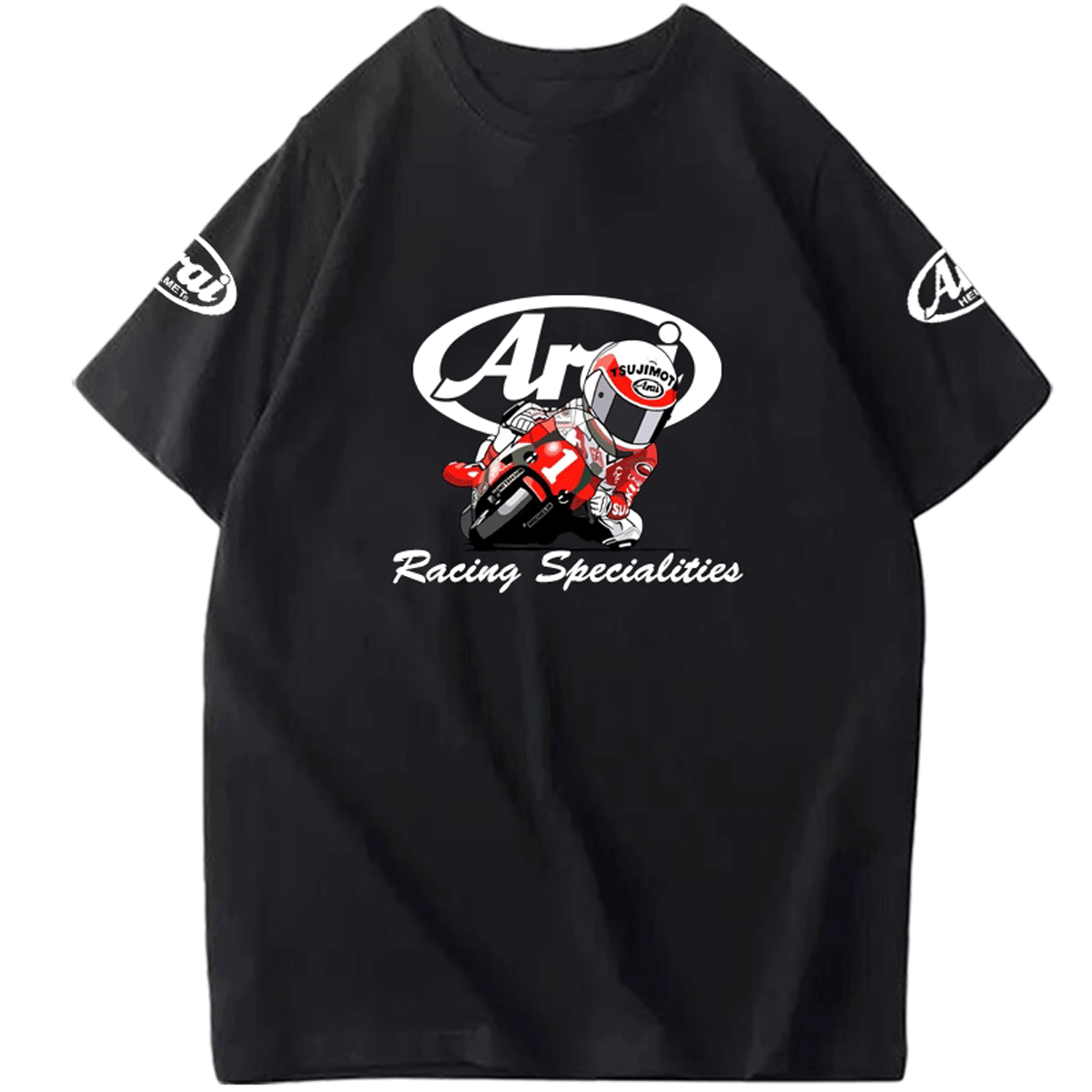 可定制arai机车shoei agv夏t恤衫 韩督T恤