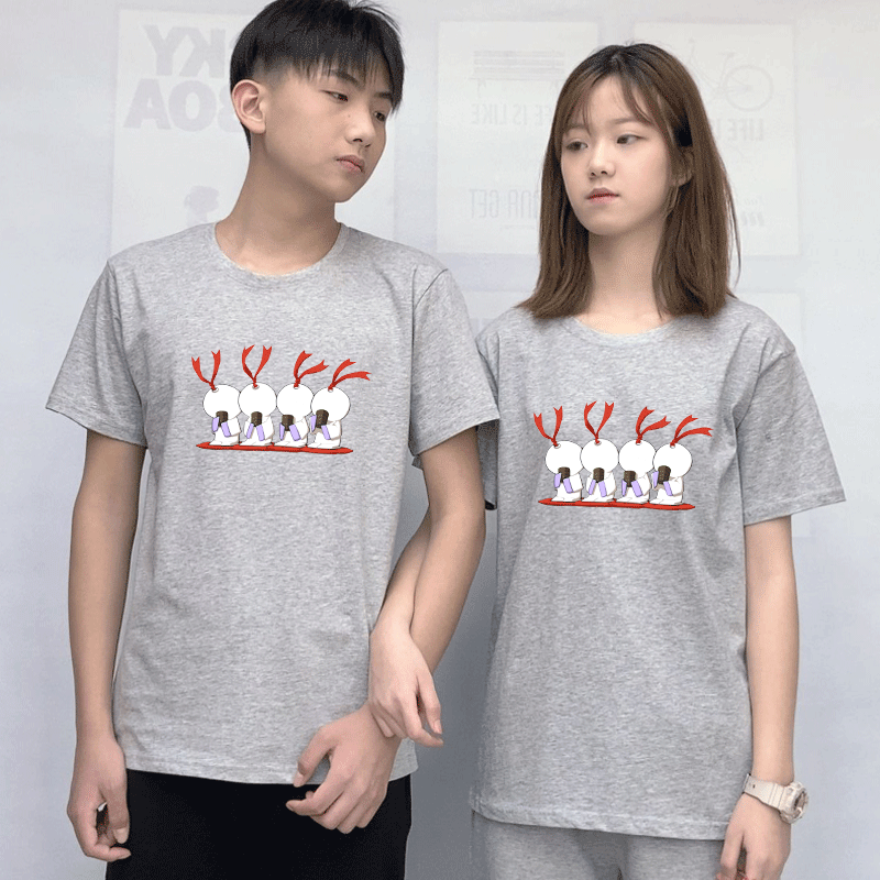 阴阳师扫地工可爱个性图案游戏t恤 韩督T恤