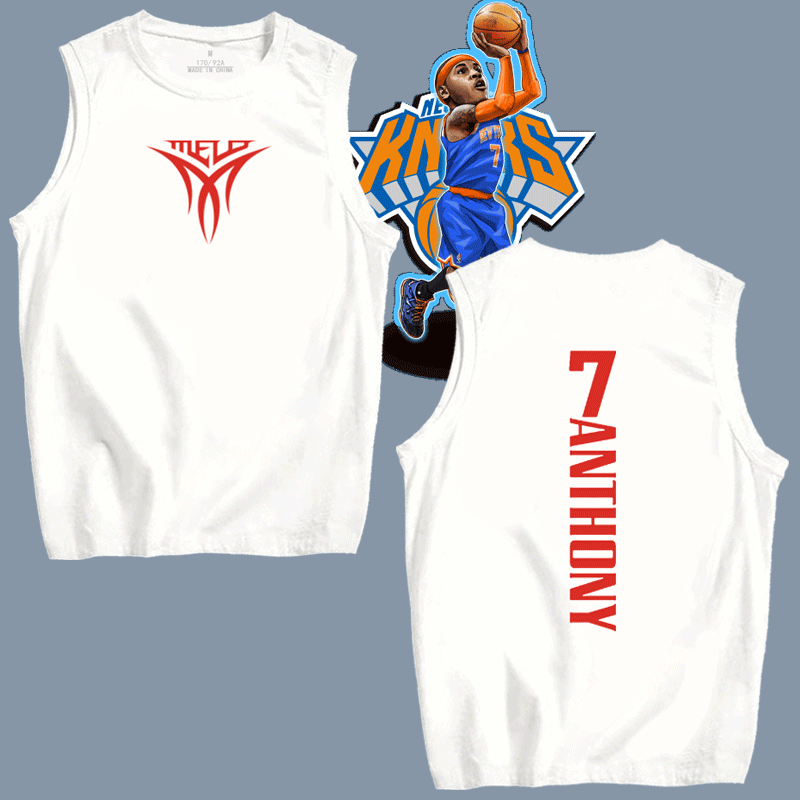 甜瓜melo安东尼纯棉篮球运动t恤 韩督T恤