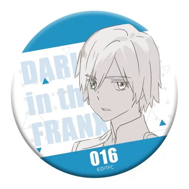 漫序正版 DARLING in the FRANXX 02国家队徽章吧唧 官谷动漫周边 - 图1