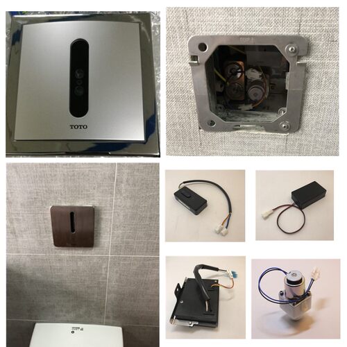 原装TOTO/DUE114UPK/113/115/126卫浴埋入式小便感应器隐藏式冲 - 图3