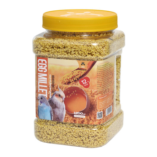 宠尚天鹦鹉蛋小米虎皮牡丹玄凤专用鸟粮小米黄谷子带壳鸟食鹦鹉粮 - 图3