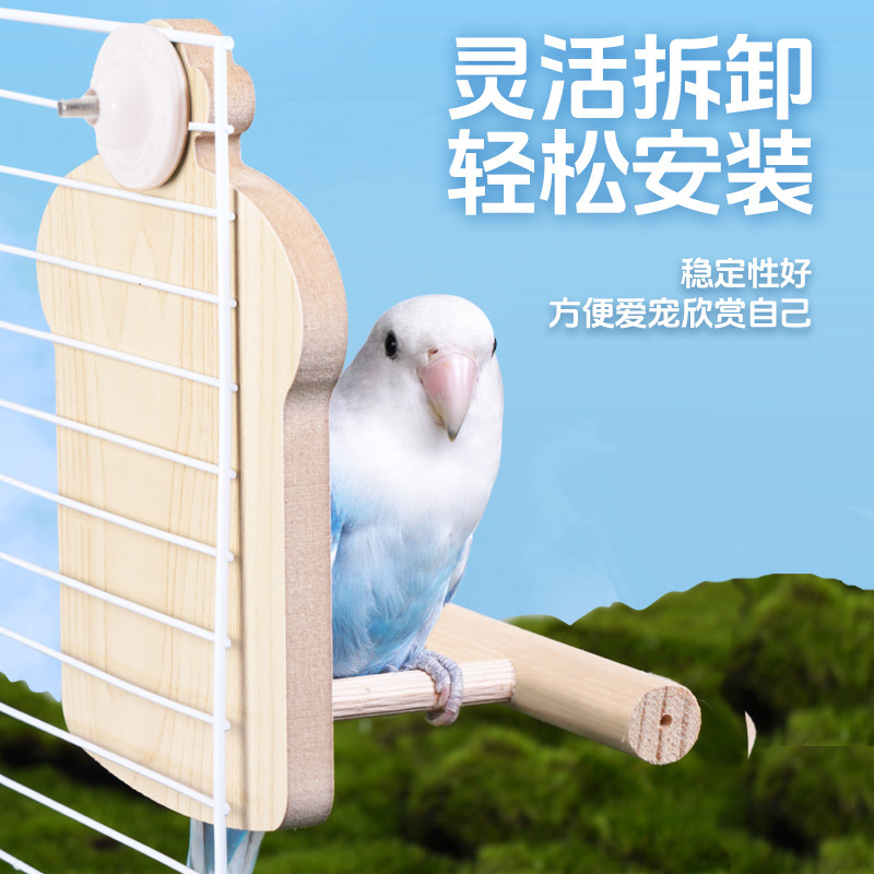 宠尚天鹦鹉镜子站架玄凤牡丹虎皮站棍站杆站棒鸟笼造景玩具用品,淘宝优惠券,粉丝福利购,淘宝优惠卷