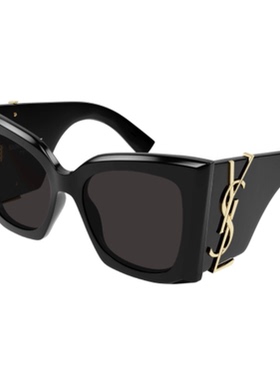 YSL/圣罗兰SAINT LAURENT SL男女同款SL M119/F BLAZE黑太阳眼镜