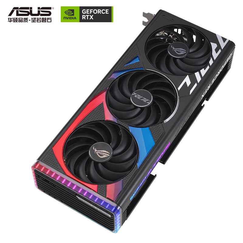 华硕ROG RTX4070Ti/RTX4080SUPER特工猛禽雪豹巨齿鲨4060独立显卡 - 图0