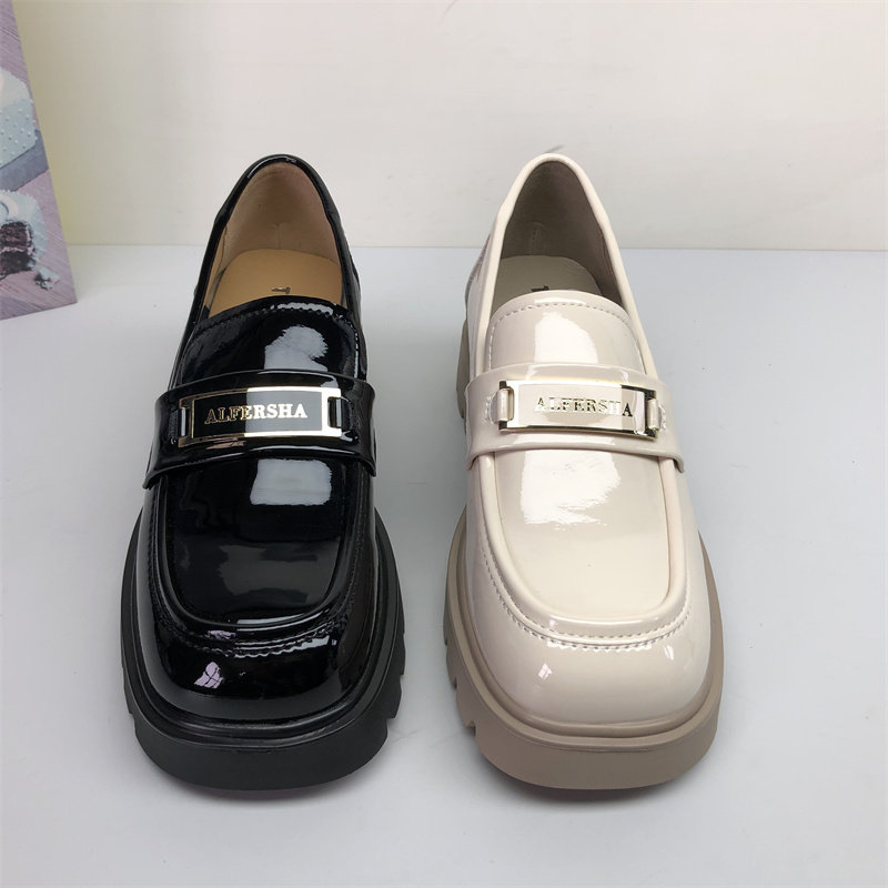 专柜撤柜处理乐福鞋女真皮春秋新款欧货松糕底牛皮单鞋女超厚底,淘宝优惠券,粉丝福利购,淘宝优惠卷