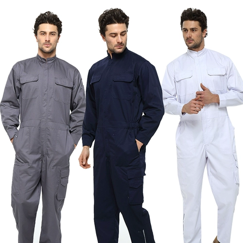 Весна и осенняя длинная -наводная паровская рабочая одежда, подключенная к мужскому мастерскому автомобилю.