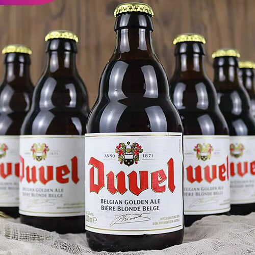 整箱比利时督威啤酒Duvel 比利时进口啤酒 高发酵啤酒330ml*24瓶 - 图0