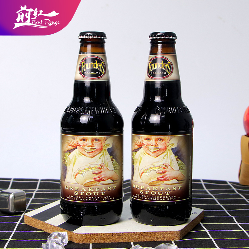 美国进口精酿啤酒创始者早餐世涛啤酒BREAKFAST STOUT 355ML*24瓶 - 图1