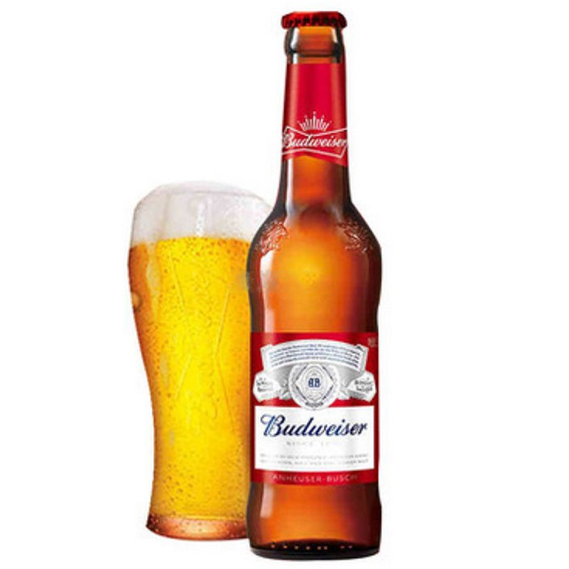 前红 Budweiser百威小瓶瓶装啤酒小麦啤酒经典醇正275ml*24瓶整箱 - 图3