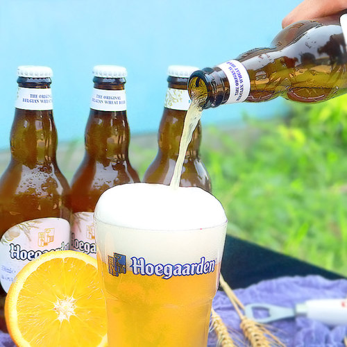 比利时风味福佳白啤酒精酿Hoegaarden国产小麦白啤330ml6瓶24瓶 - 图1