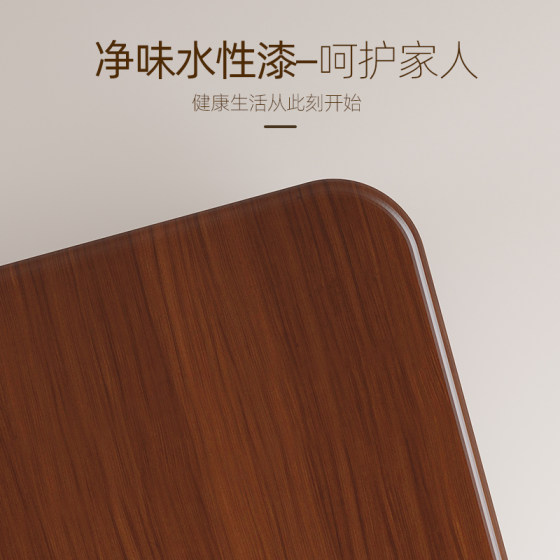 Solid wood clothes hanger at the end of the bed for storing clothes at night