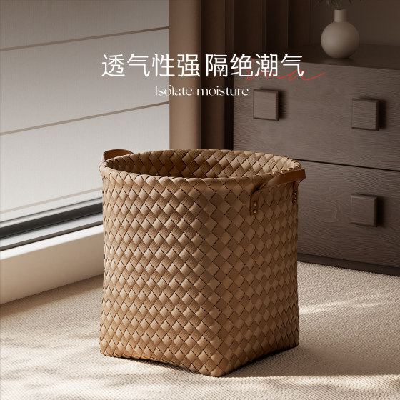 Good-looking rattan dirty laundry basket for home use