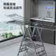 Folding clothes drying rack, removable multifunctional rack