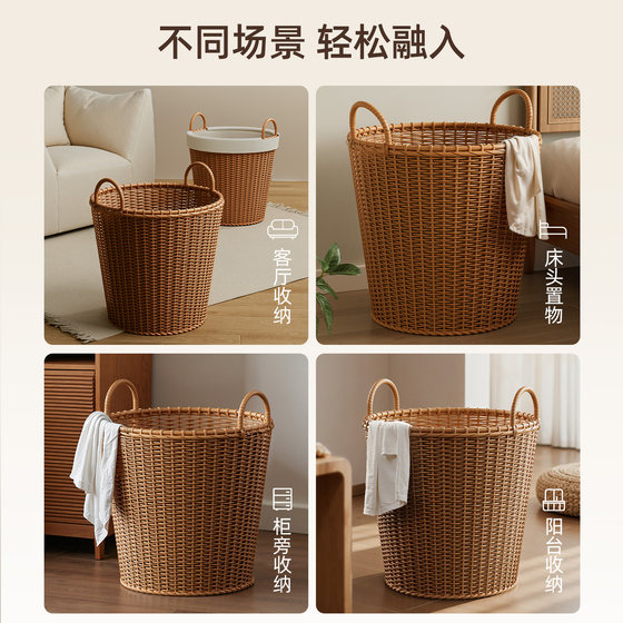 Dirty clothes basket for home use, high-looking and luxurious, to store dirty clothes
